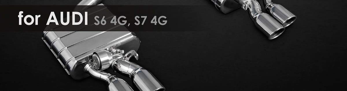 Выхлопная система Capristo Audi S6 4G 2014 2013 2012 2011