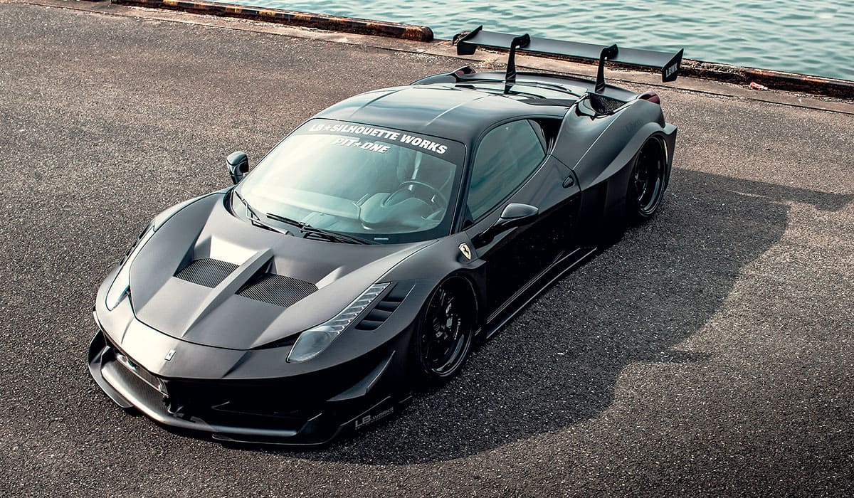 Обвес LB Silhouette Ferrari 458