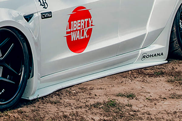 тюнинг обвес Liberty Walk Tesla Model 3 2026 2025 2024 2023