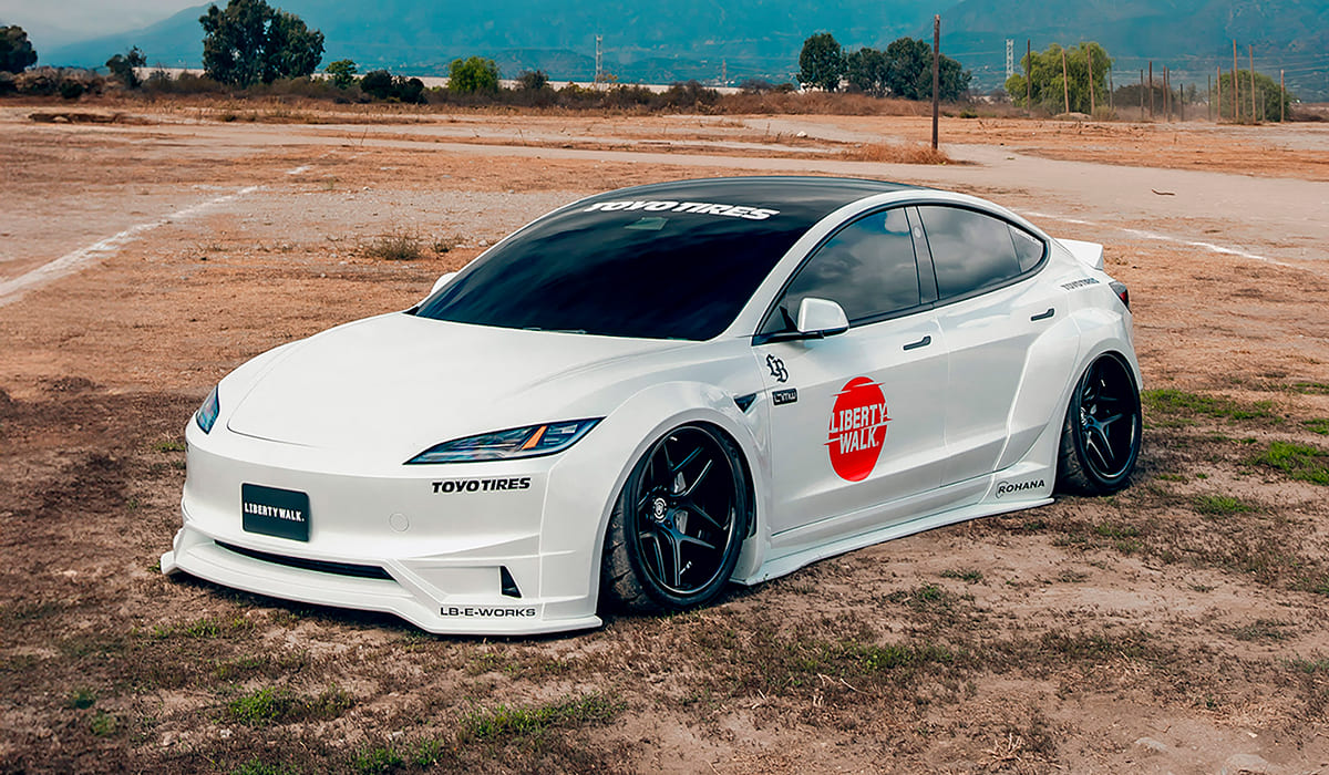 Обвес Liberty Walk Tesla Model 3 2026 2025 2024 2023