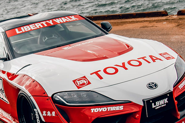 тюнинг обвес Liberty Walk Toyota Supra A90 2023 2022 2021 2020 2019