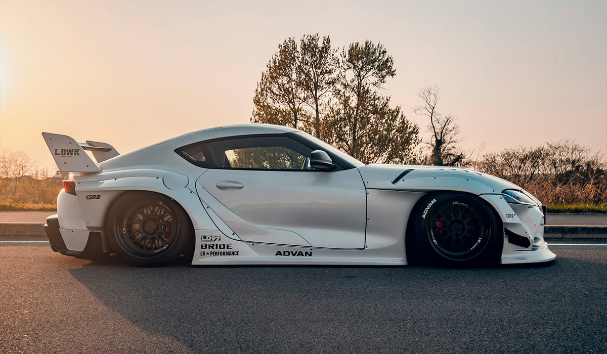 Обвес Liberty Walk Toyota Supra A90 2023 2022 2021 2020 2019 2018