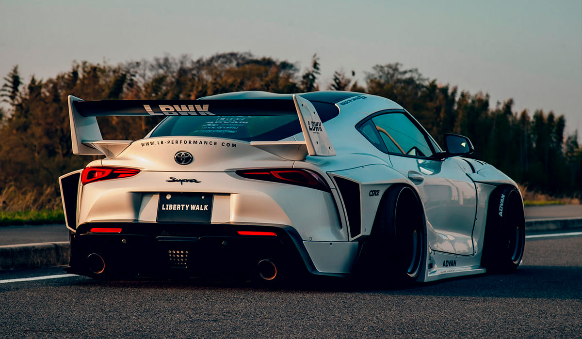 Обвес Liberty Walk Toyota Supra A90 2023 2022 2021 2020 2019 2018