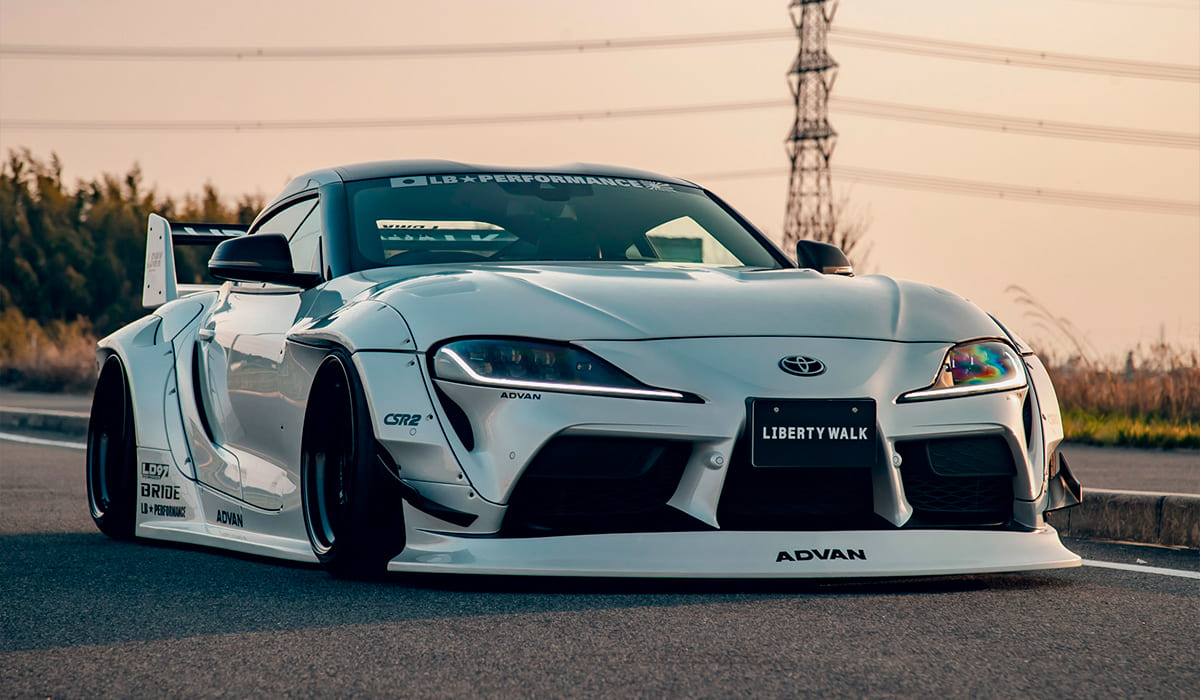 Обвес Liberty Walk Toyota Supra A90 2023 2022 2021 2020 2019 2018
