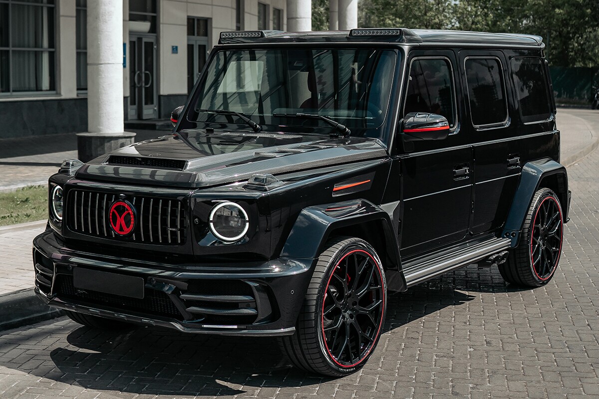 Установленный обвес Mansory Widebody Mercedes G63 W464