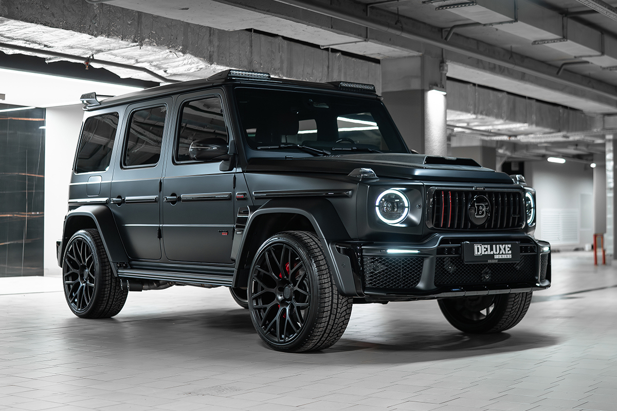 Установленный обвес BRABUS Widestar на Mercedes G63 W465