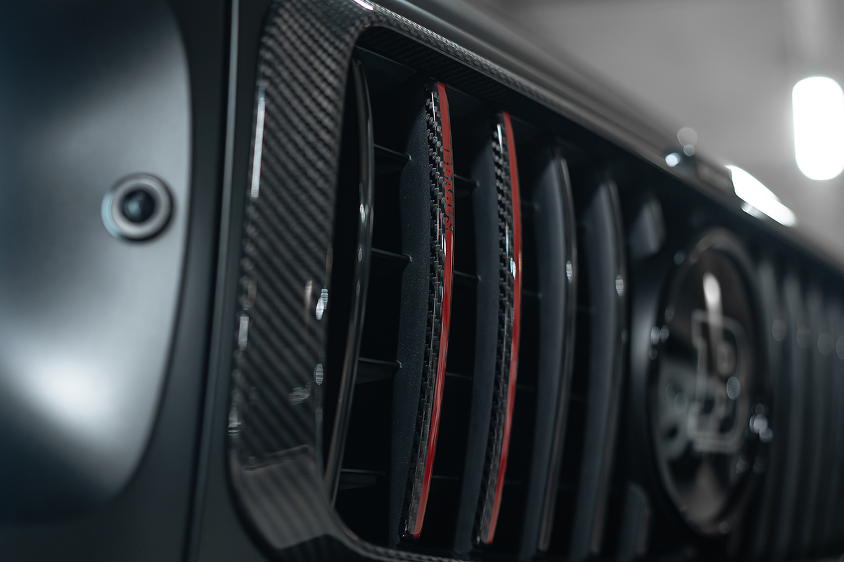 Установленный обвес BRABUS Widestar на Mercedes G63 W465