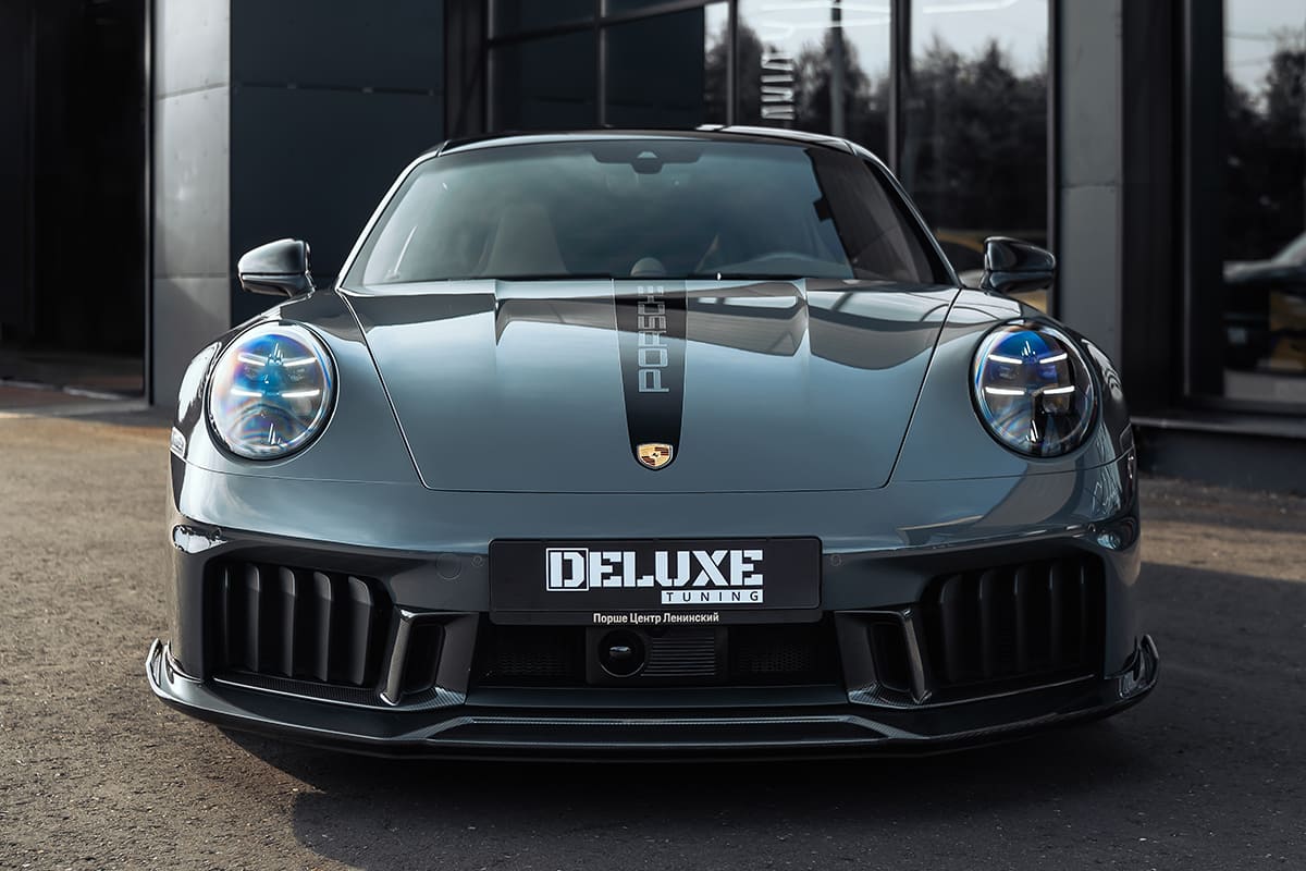Установленный обвес Techart на Porsche 911 GTS 992.2