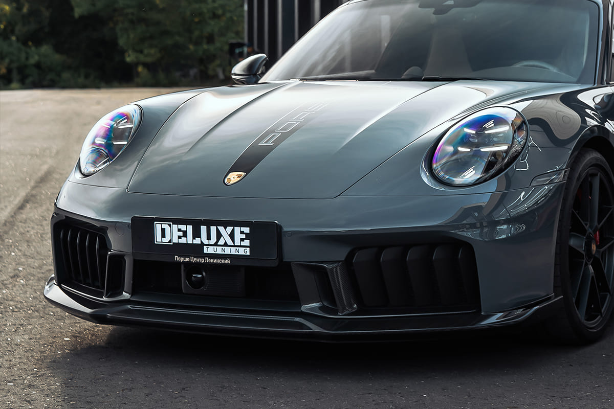 Установленный обвес Techart на Porsche 911 GTS 992.2