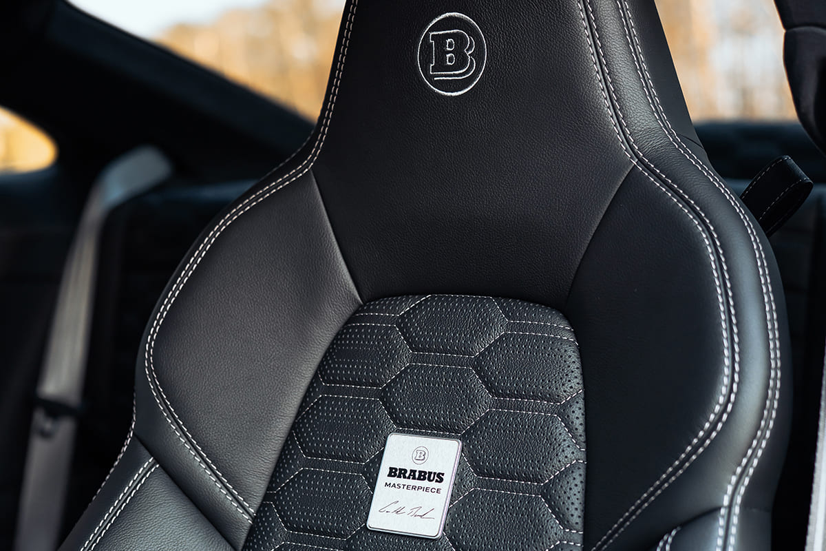 Установленный обвес BRABUS на Porsche 911 992 Turbo S